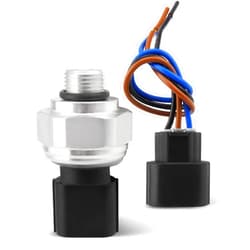 Quaneguzy Air Condition Pressure Sensor with Switch Connector Pigtail Fit for Honda Accord Civic CR-V Pilot Replace 80450T2FA01 AC Pressure Sensor Switch 1 Pair