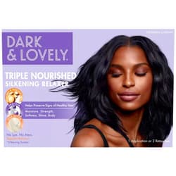 SoftSheen-Carson Dark and Lovely Triple Nourished Silkening Relaxer No-Lye Regular Strength with Shea Butter, Jojoba and Avocado Oils, Regular