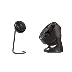 Vornado 783 Full-Size Whole Room Air Circulator Fan with Adjustable Height & 133 Compact Air Circulator Fan 783 – Large Stand Fan + Compact Fan
