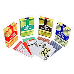The Poker 10 Decks Classic 100% Plastic Playing Cards Poker Jumbo