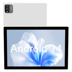 ZZB Tablet 10 Inch Android 14 Tablets, DDR4 8GB RAM 64GB ROM 1024GB Expand, 6000mah Battery Quad-Core Processor Tableta, 8MP Camera WiFi BT GPS FM 10.1'' IPS HD Touch Screen 10 in Tabletas.