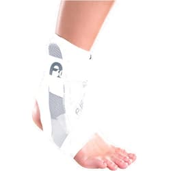 Aircast A60 Ankle Support Brace, Right Foot, White, Medium (Shoe Size: Men's 7.5-11.5 / Women's 9-13) White (Right Foot) Medium