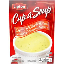 Lipton Cup-a-Soup, Cream of Chicken 4 ea (Pack of 2)