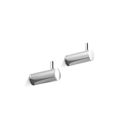 Lineabeta WS Bath Collections Picola Wall Mounted Bathroom Hooks (Set of 2)