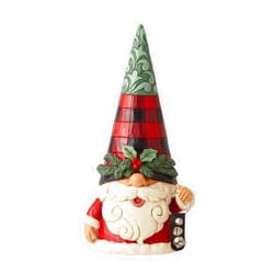 Enesco Jim Shore Heartwood Creek Four Seasons Highland Glen Gnome with Bells Figurine