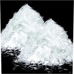Marsui 20 Lb 3/4'' (19 mm) Fiberglass for Concrete Cement Mortar Mix, Reinforcement Anti Seepage Anti Cracking White Fibers Fiberglass for Concrete Building Walls Garden Floor