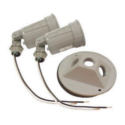 BELL Hubbell-Bell 5625-0 Hubbell-Bell 5625 Weatherproof Combination Lamp Holder, 75-150 W, Par 38, Die Cast Zinc, Gray , Grey