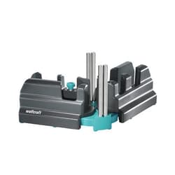 wolfcraft 6948200 Bevel and Mitre Box for 100 mm High Boards, Black