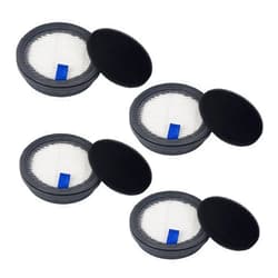 MXBTSYA 4 Pack HEPA Filters and 4 Pack Sponge Filters Replacement for Afoddon A200Pro/A200, ORFELD B08/C10A/C10G and NEQUARE S12 S25 S26 Series Cordless Vacuum Cleaner, with Foam Pre-filter