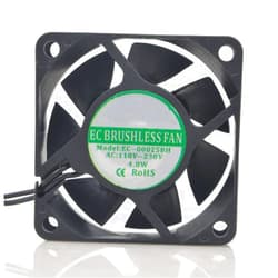 Wenzhan EC-00025BH AC110-230V 4.8W 6025 6cm 2-Wire Cooling Fan
