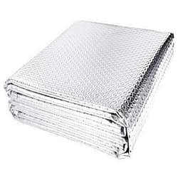 YoleShy Double Reflective Insulation 24 in X 10 FT RV Window Insulation for Summer Heat Bubble Reflective Foil Insulation Aluminum Foil Thermal Insulation Foam for Windows, Roof, RV, Car