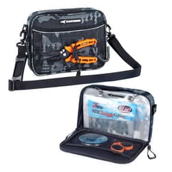 KastKing BaitSpace Detachable Bait Binder Tackle Bag – Large Clear Sleeves, Durable 900D Water-resistant Fabric, Soft Plastic Bait Storage For Hooks, Sinkers & Fishing Accessories