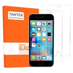 TANTEK [2-Pack Screen Protector for Apple iPhone 8,iPhone 7,iPhone 6S,iPhone 6 [4.7 inch,2017 2016, 2015],Tempered Glass Film,Ultra Clear,Anti Scratch,Bubble Free,Case Friendly