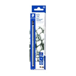 Staedtler Mars Lumograph Charcoal Pencils For Drawing, Pre-Sharpened, Box of 12, Medium Lead, 100C-M