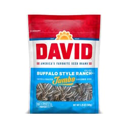 DAVID Seeds DAVID Roasted and Salted Buffalo Style Ranch Jumbo Sunflower Seeds, 5.25 oz