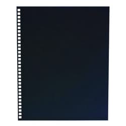 GBC ProClick Presentation Back Cover, Prepunched, Black, 8.5 x 11 Inches, 25 per Pack (2514478)
