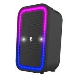 Skullcandy Stomp Bluetooth Speaker – IPX7 Waterproof Wireless Portable Speaker, with LED Lightshow & Strobe Modes, 12 Hour Battery, Multi-Link, & USB-C & USB-A Output Charging