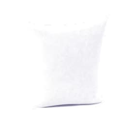DOWNCOOL 100% Cotton Stuffer Throw Pillow Insert, Square Down and Feather Filled Decorative Bed Sofa Insert, 18x18 Inch, White