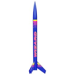 Estes - 1292 Wizard Rocket, Each, Blue, Fuchsia and Yellow