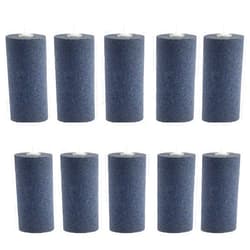 AQUANEAT 4x2 inch Aquarium Air Stones 10pcs, Aerator Diffuser,Air Stones for Aquariums,Fish Tanks,Pond and Hydroponics