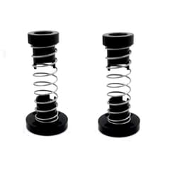 POLISI3D 2-Pack TR8x4 T8 POM Anti Backlash Nuts for Ender 5 / Pro/Plus 3D Printer, Pitch 2mm Lead 4mm Acme Threaded Rod Eliminate The Gap Spring (4mm Lead of Thread)