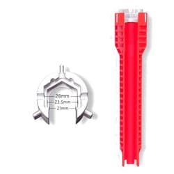 QIXIAMO Multifunction Wrench for Supply/Shut off Valves/Strainer Baskets/Supply Line Nut/Faucet Faucet Sink Installer
