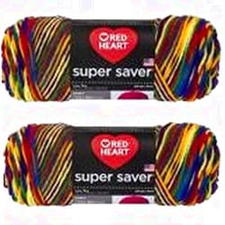 Red Heart Bulk Buy: Red Heart Super Saver (2-Pack) (Mexicana, 5 oz Each Skein)