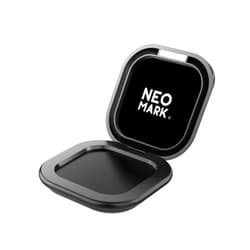 NEO MARK Premium Fingerprint Ink Pad, Inkless Thumbprint Pad, Quick-Drying and AP-Certified, for Office Notary Supplies Identification Security ID Fingerprint Cards Law Enforcement (Black, 1 Pc)