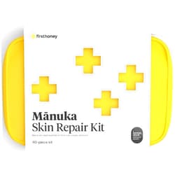 First Honey Natural First Aid Kit 40 Piece Set - Manuka Honey Bandages, Ointment, Burn Gel and More | Home Medical Kits, Emergency Wound Care, Travel Essentials