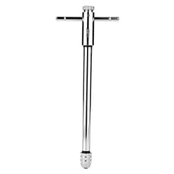 TOPINCN T-Handle Ratchet Wrench M3-M8 and M5- Adjustable Ratchet Wrench for Alloy Steel Tap and Die Set with Chrome Finish(M5- shorts)