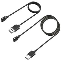 Qunions Charger for Wyze Watch, 2Pcs Replacement USB Charging Cable for Wyze Smart Watch 44mm 47mm (3.3 feet +2.2 feet)