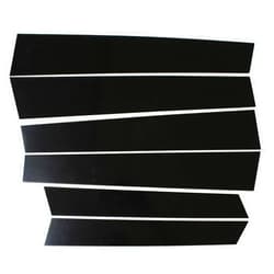NewYall 6Pcs Black Exterior Door Pillar Posts Cover Trim Stickers for Honda CR-V 2007-2011 Anti Scratch Side Window B Pillar Molding