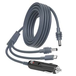 Ubyyddo 3 in 1 Starlink Mini Cable 10FT/ 3M, High-Speed USB C/Car Charger/DC to DC Replacement Cable for Starlink Mini Power, Waterproof Extension Starlink Mini Power Cable Accessories