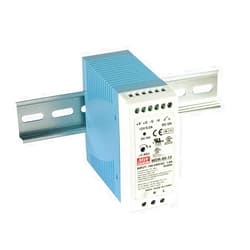 Mean Well USA MDR-60-24 Power Supply; AC-DC; 24V@2.5A; 100-264V In; Enclosed; DIN Rail Mount; PFC; MDR Series