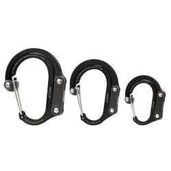 GEAR AID HEROCLIP 360° Swivel Carabiner Gear Clip and Hook (Medium) for Camping, Backpack, Suitcases and Garage Organization