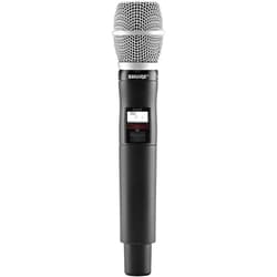 Shure QLXD2/SM86 Handheld Transmitter with SM86 Vocal Mic Capsule - for use with QLX-D Digital Wireless Microphone Systems, Receiver Sold Separately | G50 Band (QLXD2/SM86=-G50)
