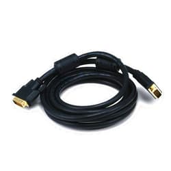 Monoprice Dual Link DVI-D Cable - CL2, Up to 2560x1600 Resolution, Up to 9.9 Gbps Speeds, 28AWG, 10 Feet, Black