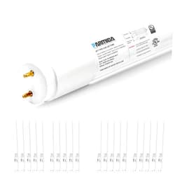 Parmida LED Technologies PARMIDA 20-Pack 4FT LED T8 Hybrid Type A+B Light Tube, 18W, Plug & Play or Ballast Bypass, Single-Ended OR Double-Ended Connection, 2200lm, Frosted Cover, T8 T10 T12, UL - 4000K