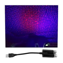 Sylvil USB Projector Night Light, Three Modes Car Roof Star Light, Portable Adjustable Romantic Atmosphere Light, LED Night Lamp for Bedroom Party, Universal Car Accessories