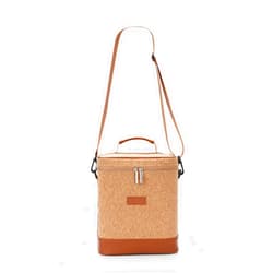 HAYNAH Bottle Carrier Tote, Insulated Wine Cooler Bag for Travel, Portable Leakproof Wine Tote Bag for Dinner, Party
