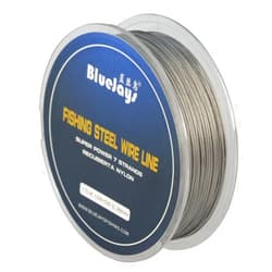 BLUEJAYS FISHING 100 Metres 17 Pound 0.38mm Fishing Stee Wire Nylon Coated 1x7 Stainless Steel Leader Wire Super Soft Fishing Wire Lines