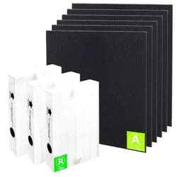 Blutoget 3 Pack HPA300 HEPA Filter Replacement for Honeywell Air Purifiers Filter HPA300 HPA200 HPA100 Series &Filter R-Replace HRF-R3 & HRF-R2 &HRF-R1&HRF-AP1-6 Pack Activated Carbon Pre-Filter by Blutoget