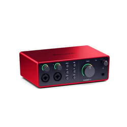 Focusrite Scarlett 4i4 4th Gen USB Audio Interface, for Musicians, Songwriters, Guitarists, Content Creators — High-Fidelity, Studio Quality Recording, and All the Software You Need to Record