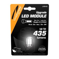 LiteXpress LED Upgrade Module LXB435 with 435 Lumens for Maglite Krypton/Xenon flashlights with 2 Batteries of The Series S2D015/016, S2C015/016 Don't use for Maglite with 3 or More Batteries!
