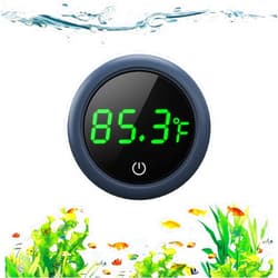 PAIZOO Fish Tank Digital Thermometer Accurate LED Display to ±0.9°F Tank Thermometer Aquarium Temperature Measurement Suitable for Fish, Axolotl, Turtle or Aquatic