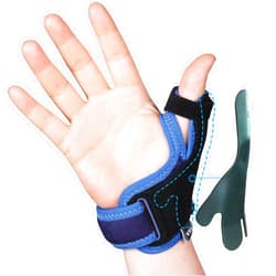 VELPEAU Thumb Support Brace - CMC Joint Thumb Spica Splint for Pain Relief, Arthritis, Tendonitis, Sprains, Strains, Carpal Tunnel & Trigger Thumb Immobilizer, Wrist Strap, Fits Left or Right (Medium)