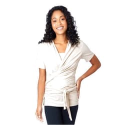 Kindred Bravely Organic Cotton Skin to Skin Wrap Top for Nursing | Adjustable Breastfeeding Shirt