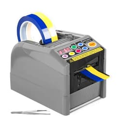 Anysiny Automatic Tape Dispenser,Electric Ribbon Tape Cutter Machine Upgraded Silicone Wheel for 6-60mm Width Tape Fits for Many Kinds Tape Cutting (Tape Dispenser-01)