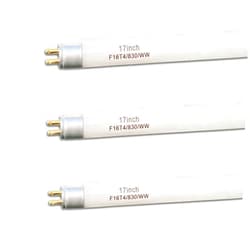 Flyercatch 17'' T4 16W Warm White Fluorescent Bulb Replacement Furnlite FC-952 Light,Westek 20125 - FA200WBC,16 Watt 120V Linear 3000K FC-953,G5 Base (3 Pack)