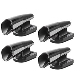 SAVITA 4 PCS Deer Whistles Wildlife Warning for Cars, Vehicles, Motorcycles, Black Ultrasonic Deer Warning